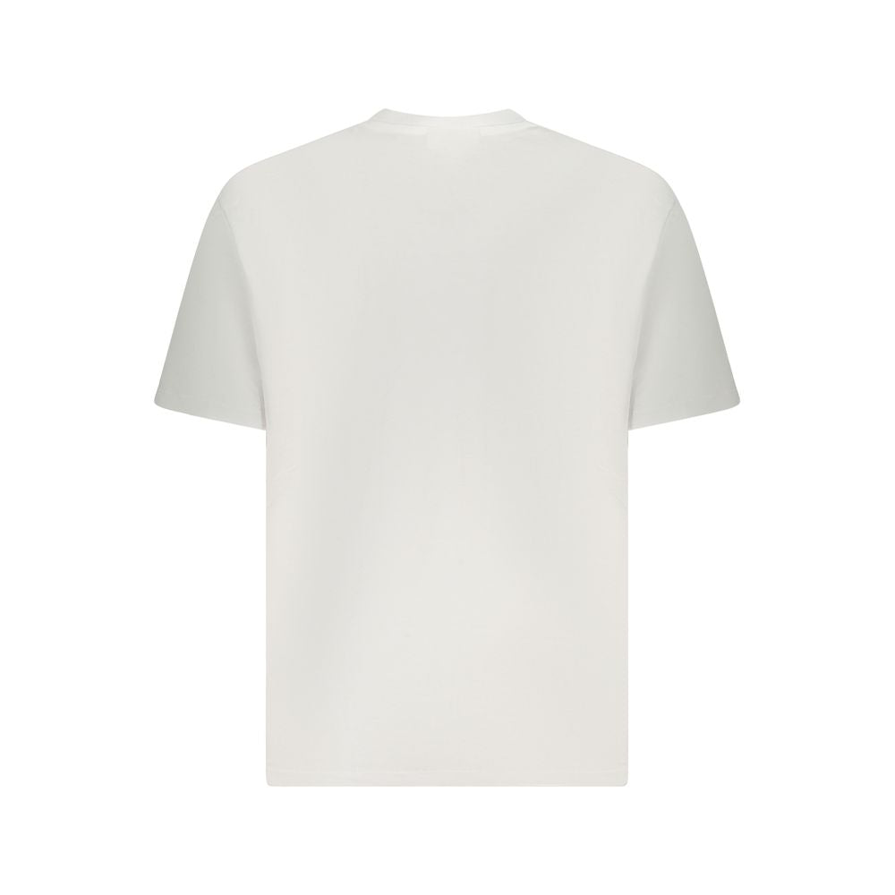 White Cotton Mens T-Shirt - ventzia