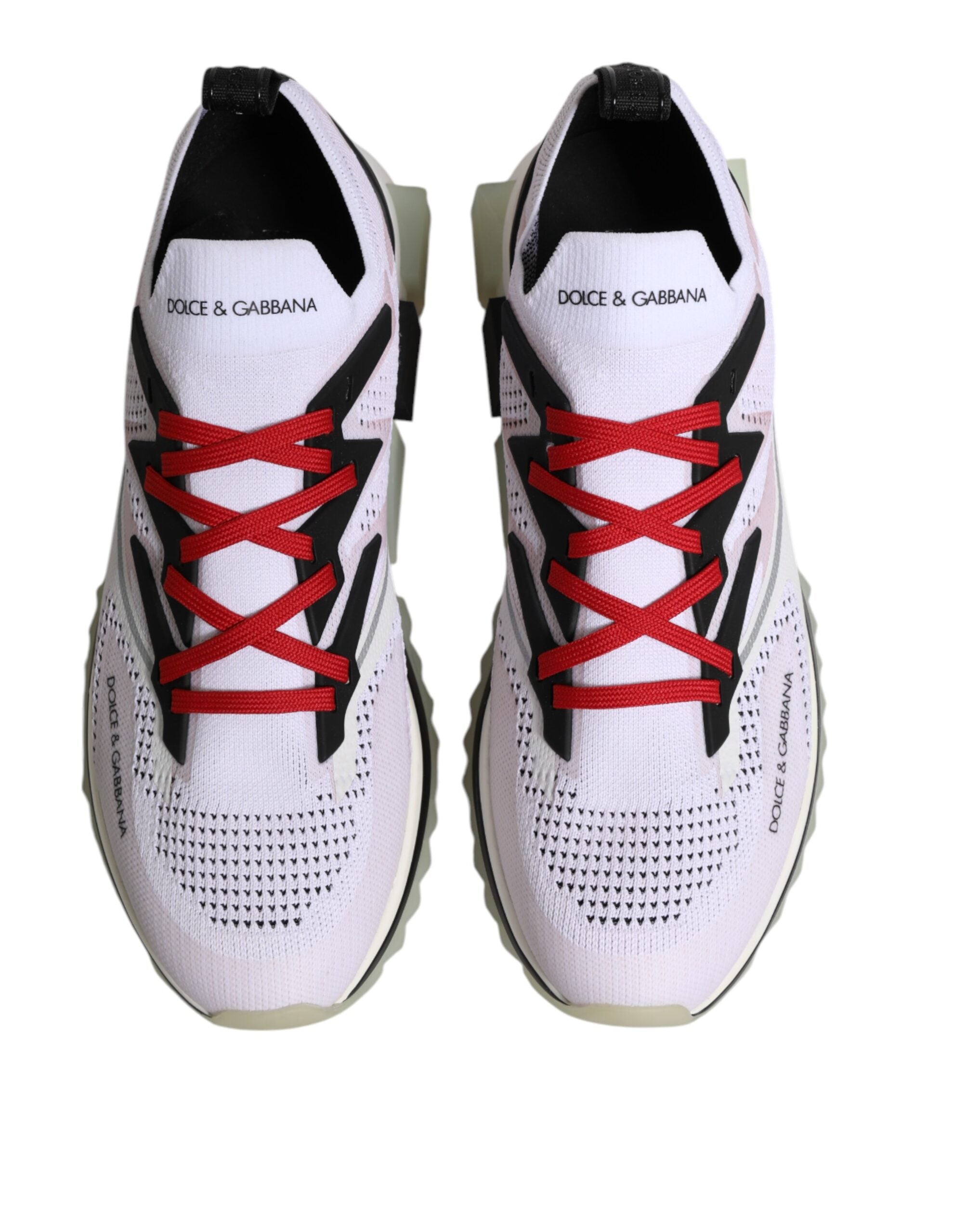 White SORRENTO Sport Stretch Sneakers Shoes - ventzia