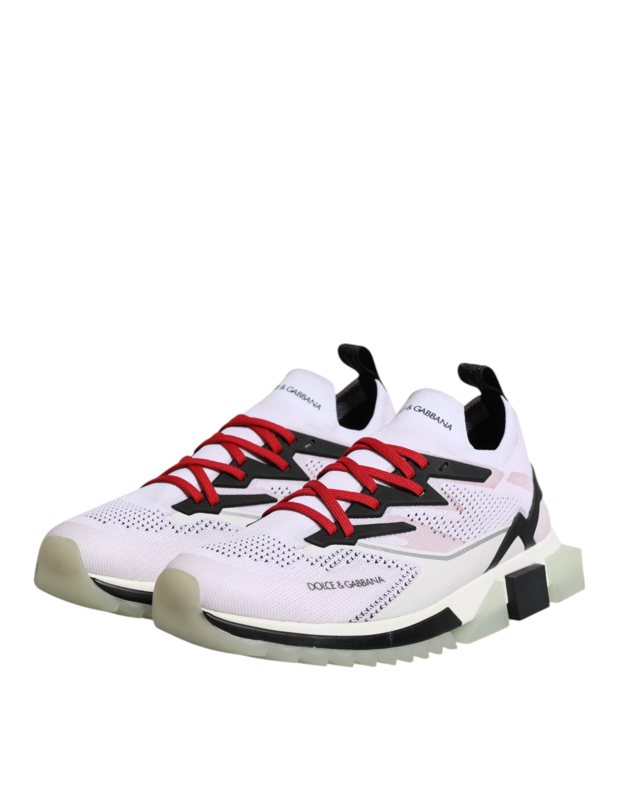 White SORRENTO Sport Stretch Sneakers Shoes - ventzia