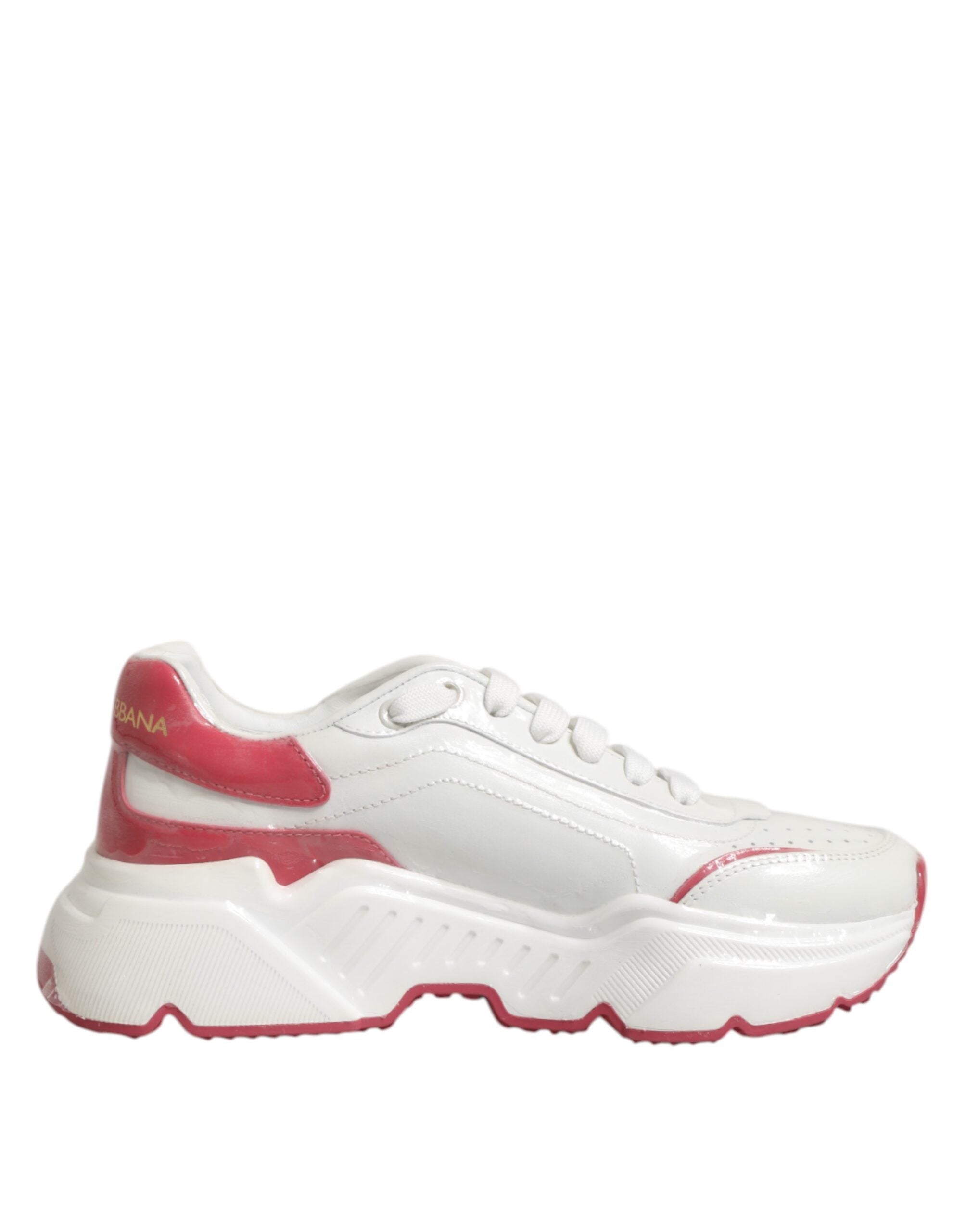 White Pink Daymaster Low Top Sneakers Shoes - ventzia