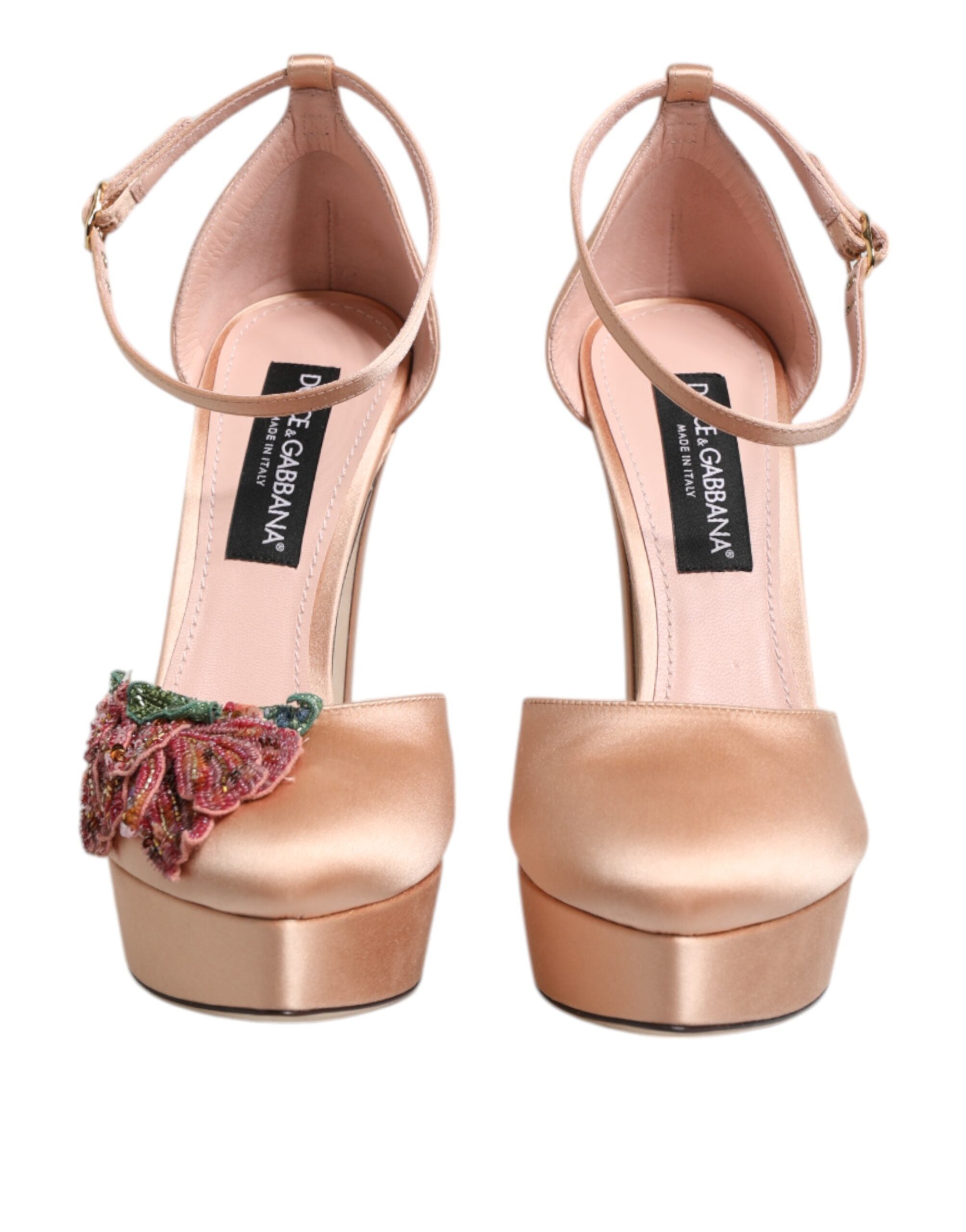Pink Block Heels Ankle Strap Sandals Shoes - ventzia