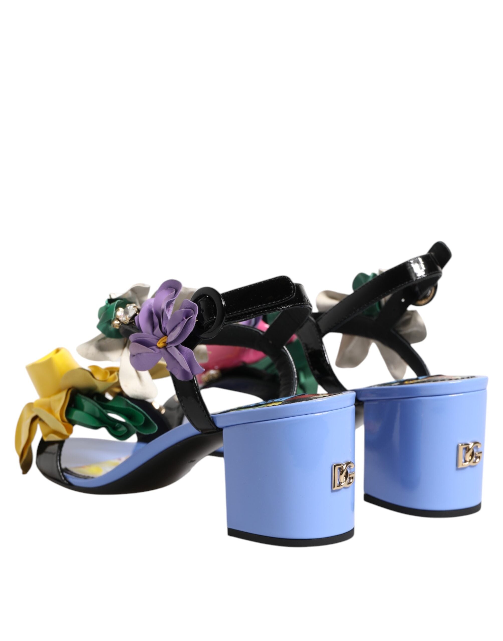 Multicolor Floral Crystal KEIRA Sandals Shoes - ventzia