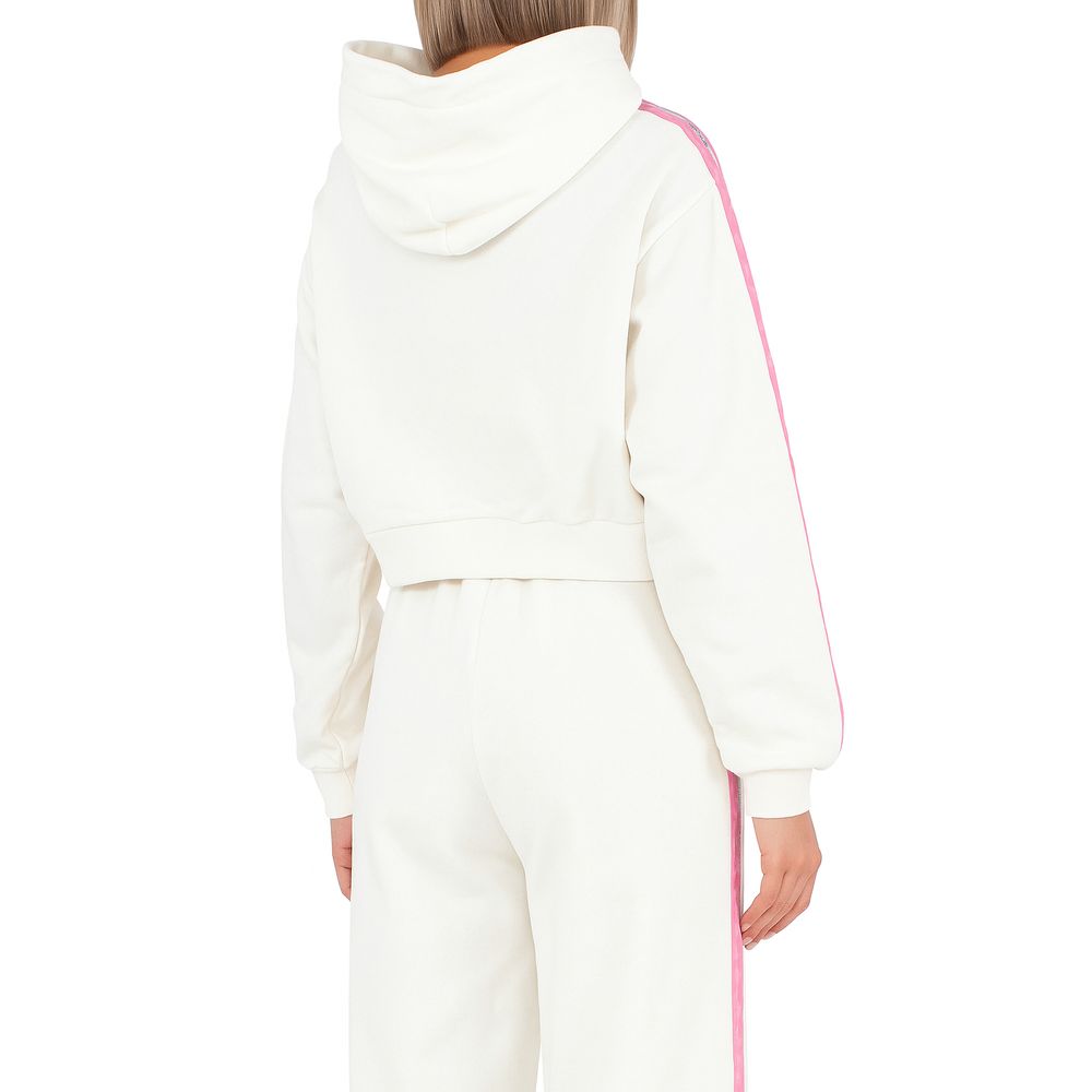 White Cotton Sweater - ventzia