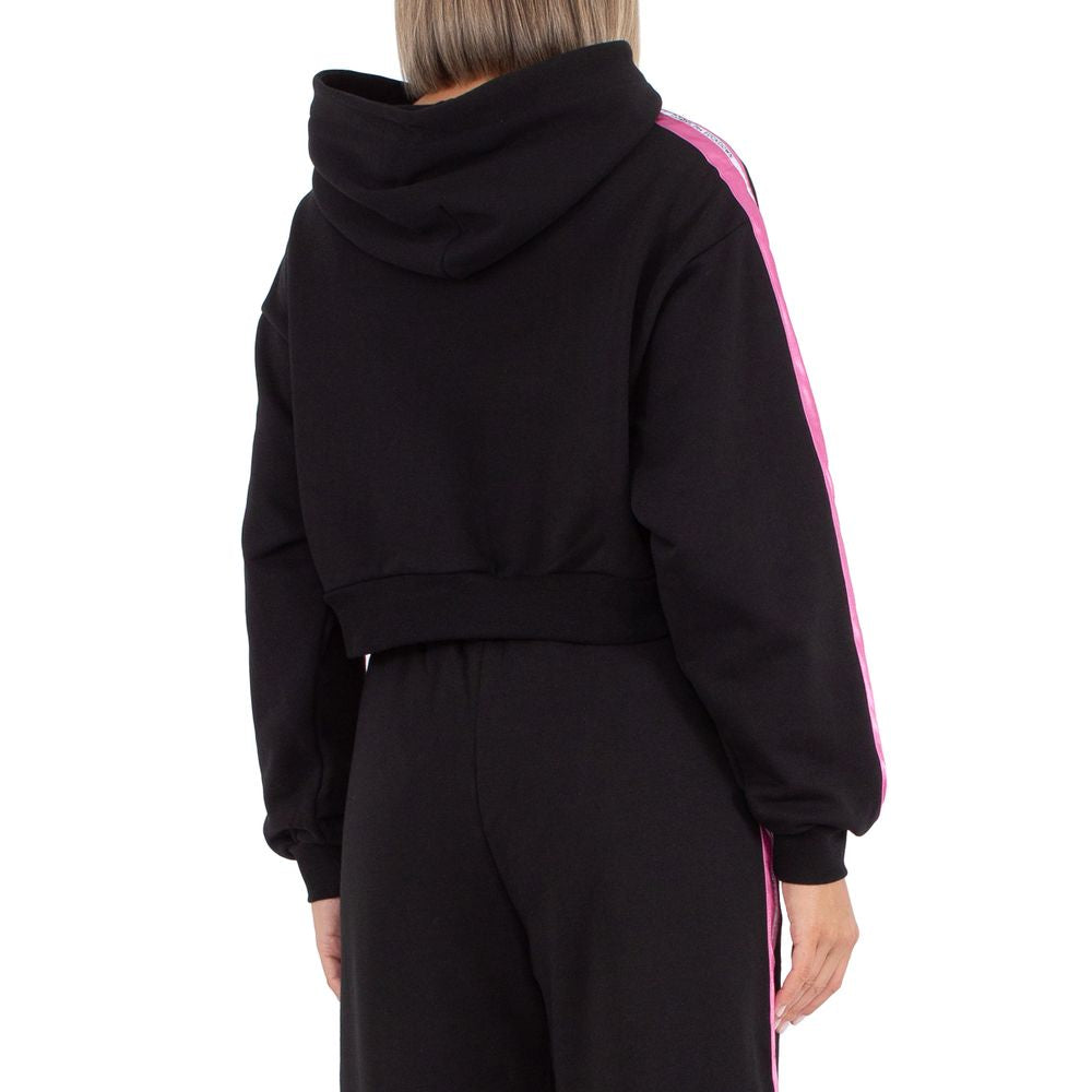 Black Cotton Sweater - ventzia