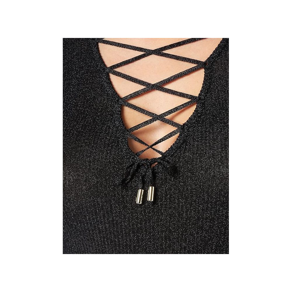 Black Viscose Sweater - ventzia