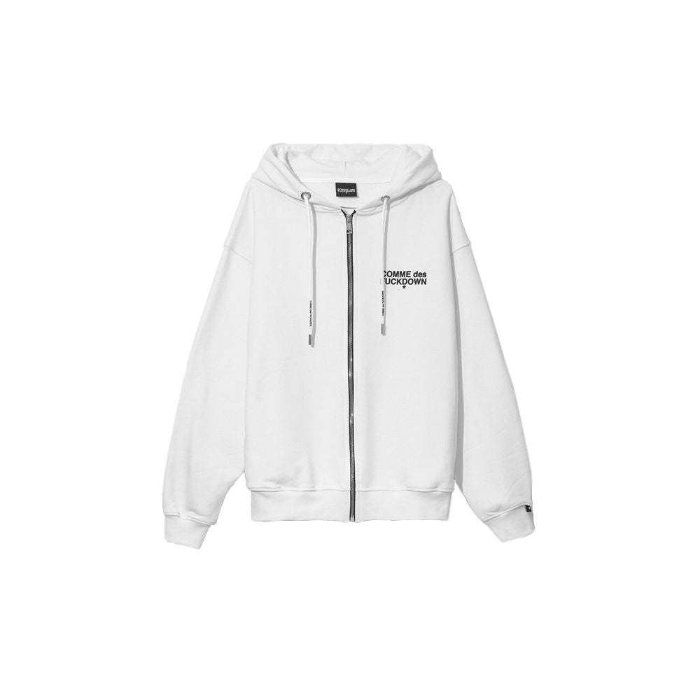 White Cotton Sweater - ventzia