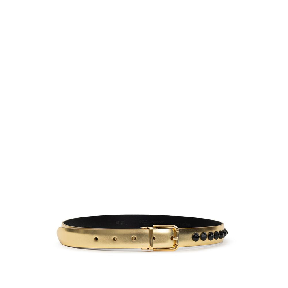 Gold Leather Belt - ventzia