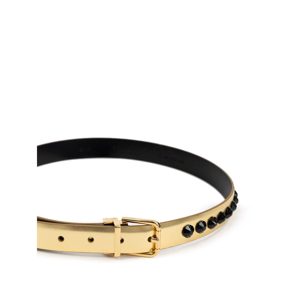 Gold Leather Belt - ventzia