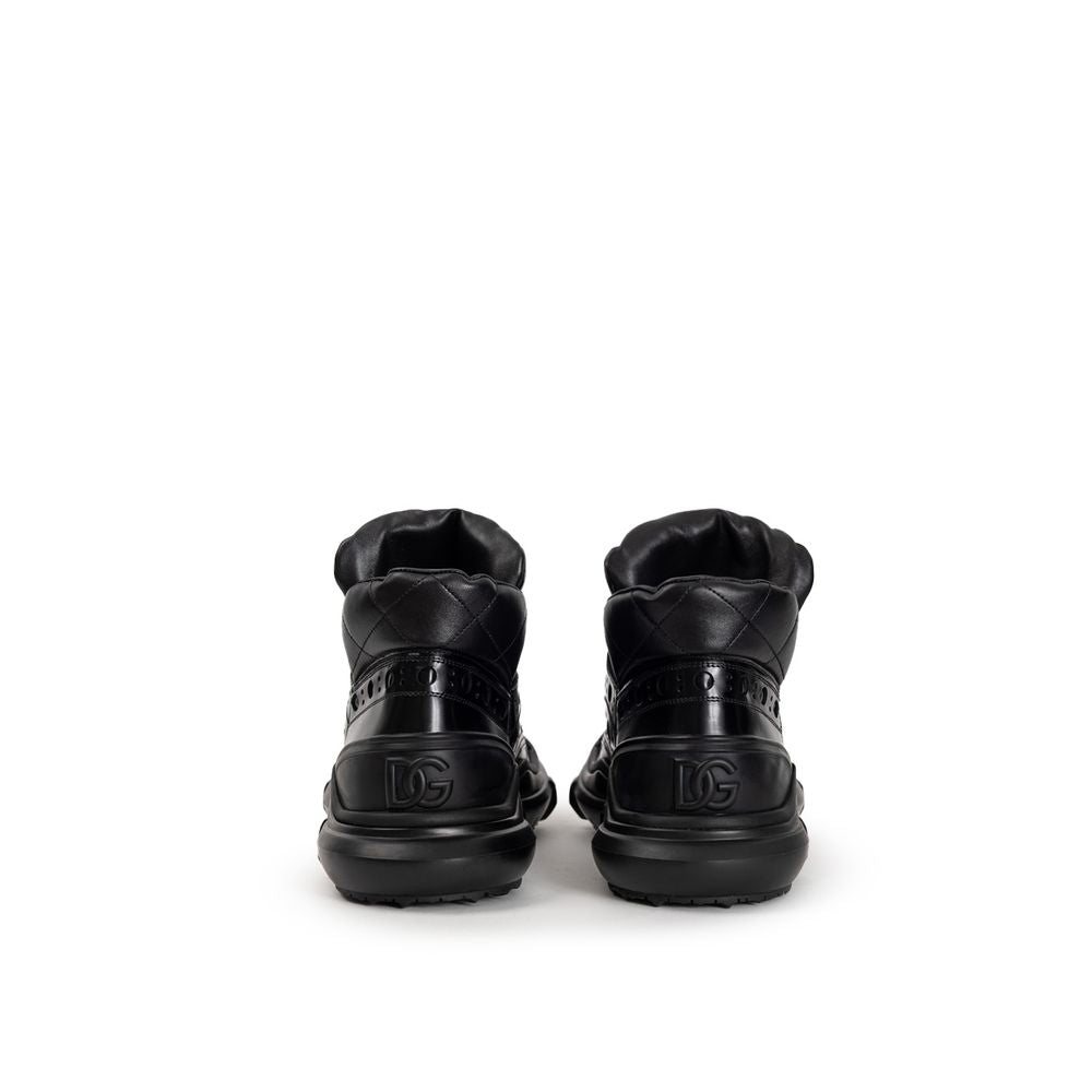 Black Leather Oxfords And Derby - ventzia