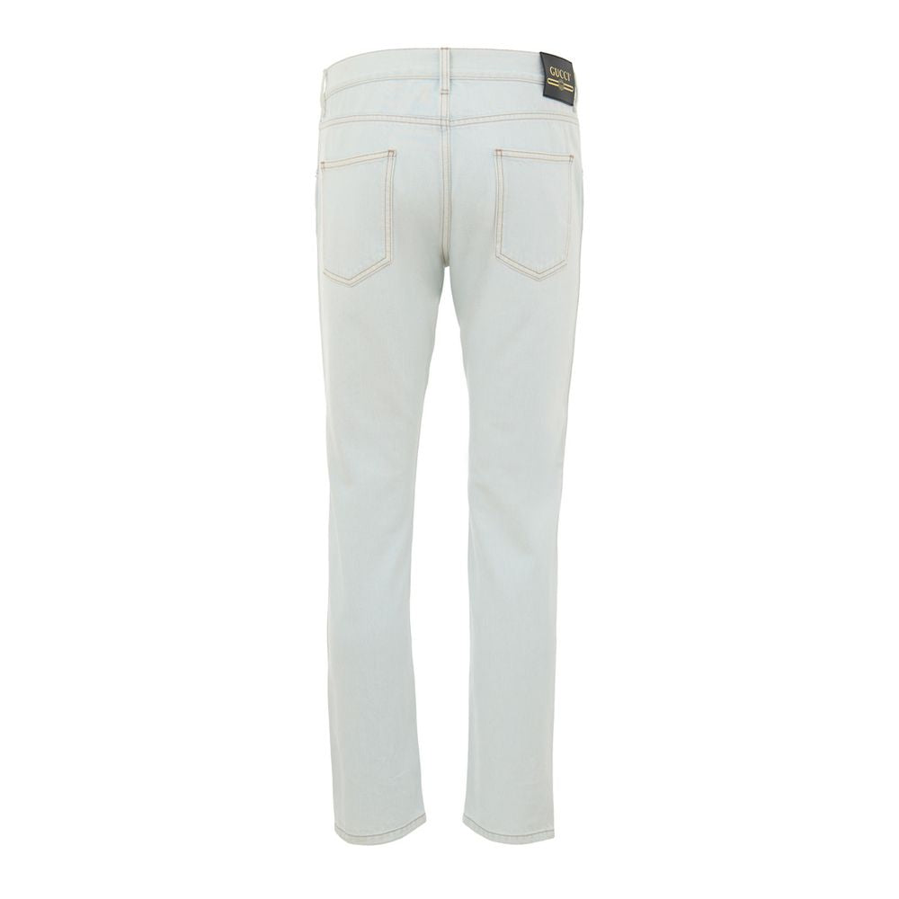 Blue Cotton Jeans Denim - ventzia