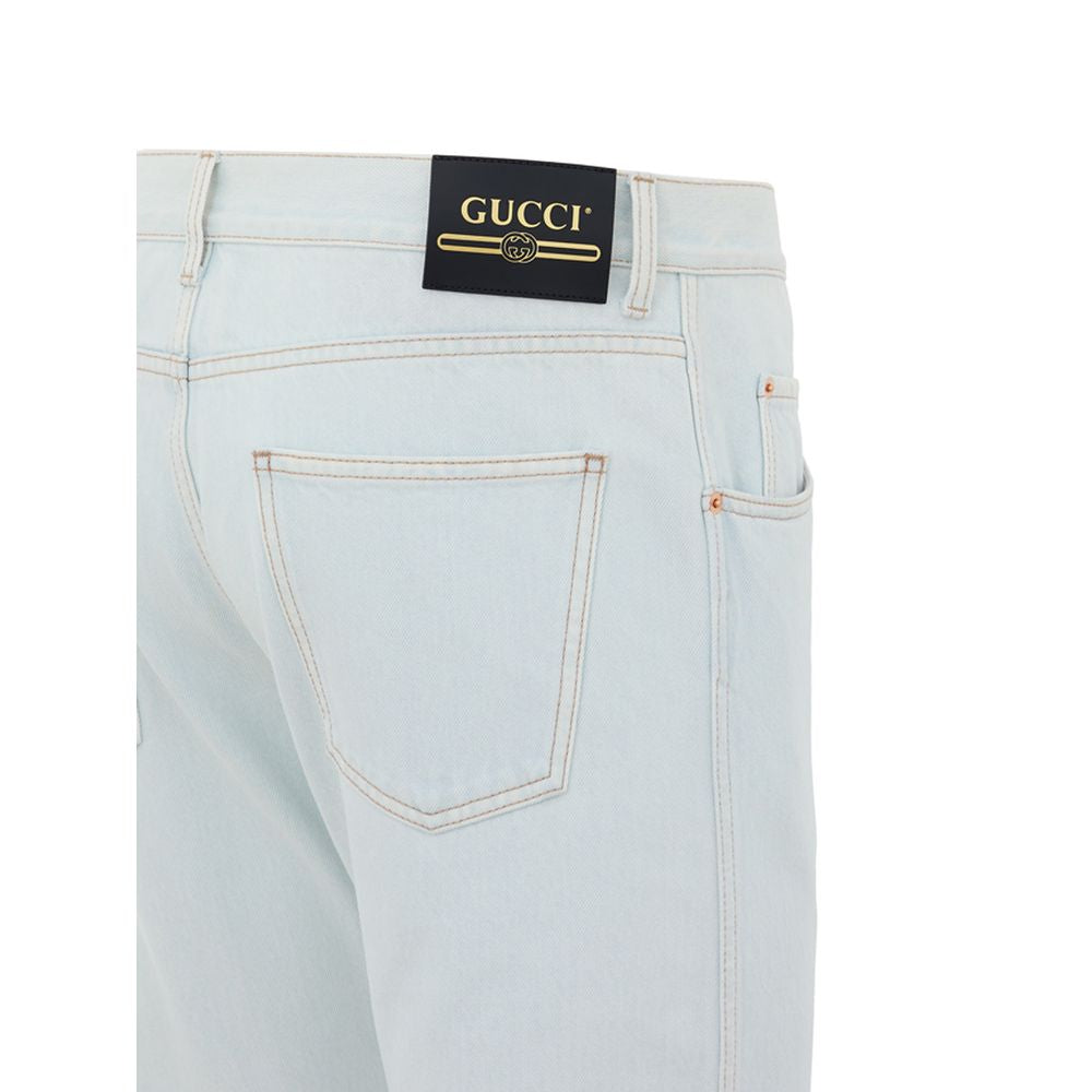 Blue Cotton Jeans Denim - ventzia