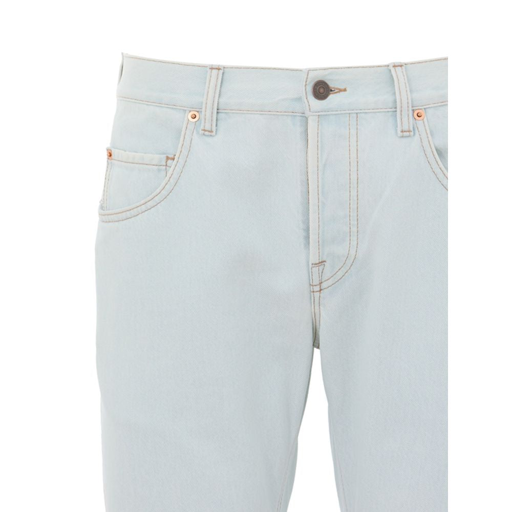 Blue Cotton Jeans Denim - ventzia