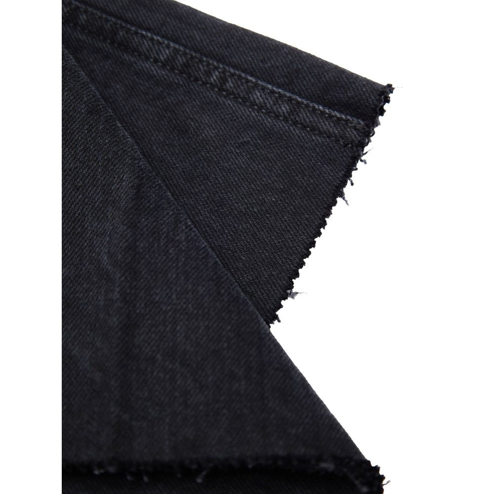 Black Cotton Jeans Denim - ventzia