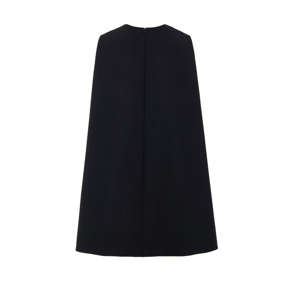 Black Wool Dress - ventzia