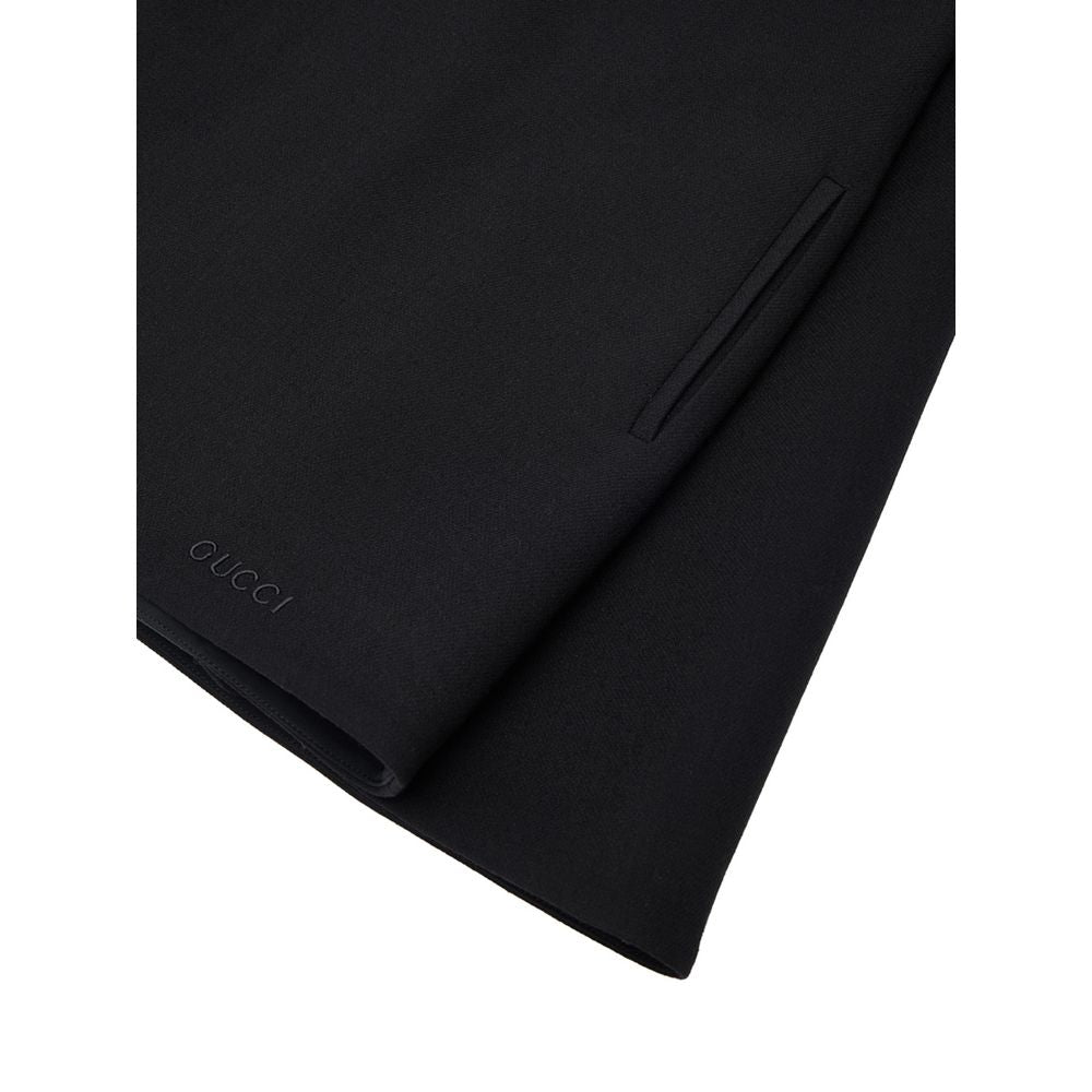 Black Wool Dress - ventzia