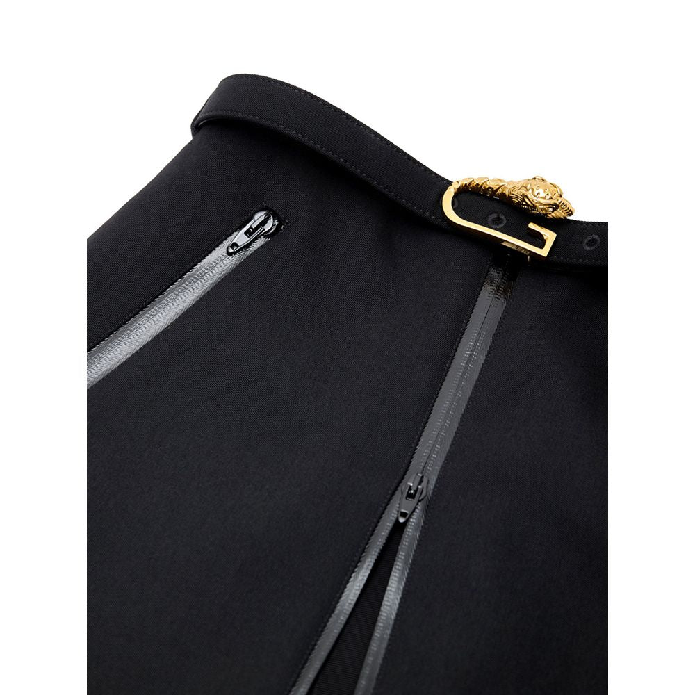 Black Wool Skirt - ventzia