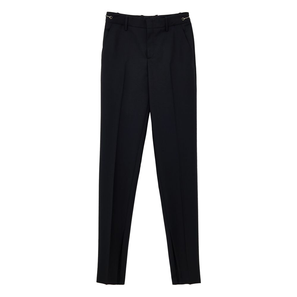 Black Wool Jeans Denim - ventzia