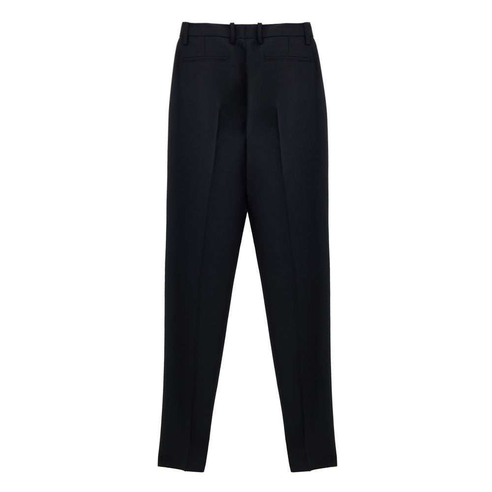 Black Wool Jeans Denim - ventzia