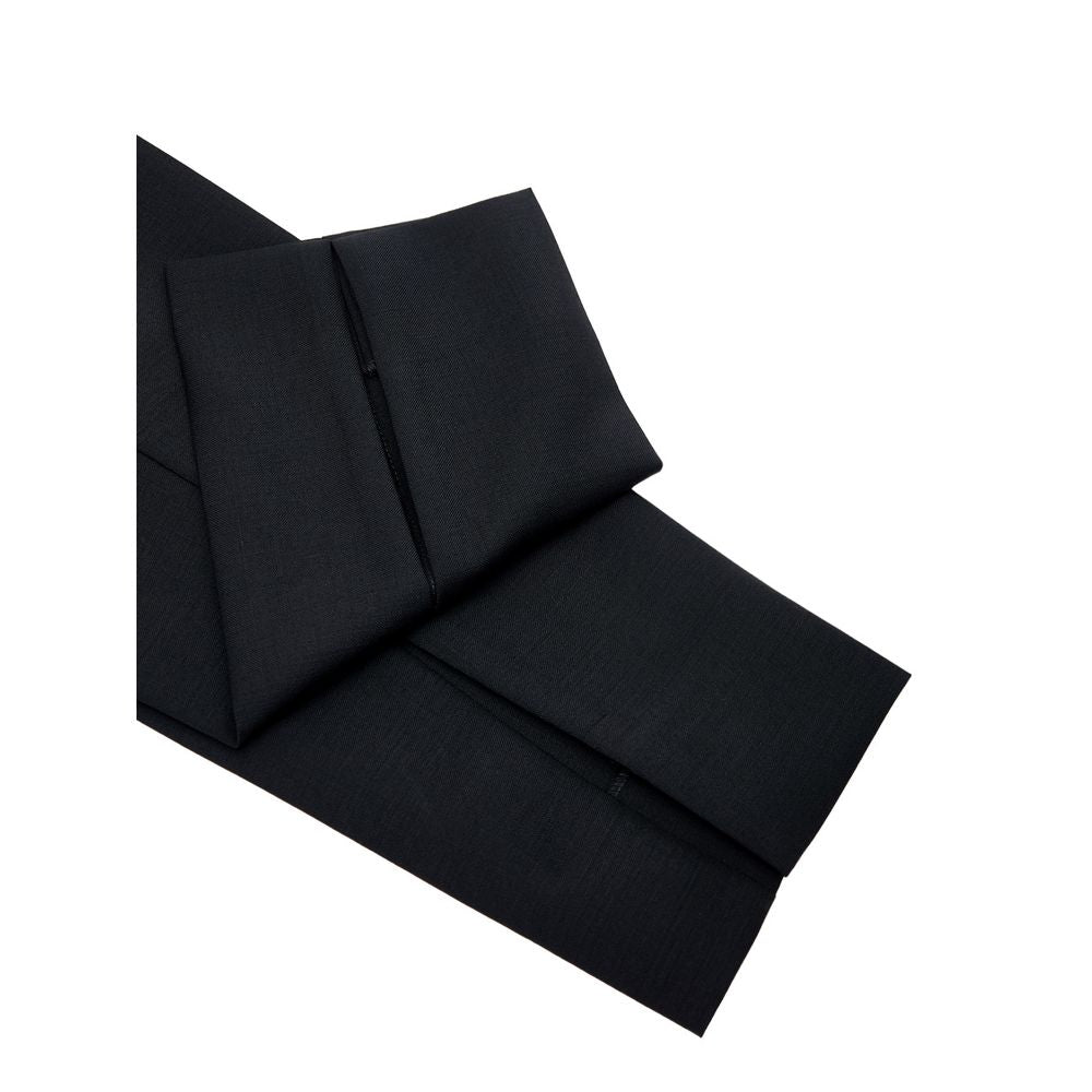 Black Wool Jeans Denim - ventzia