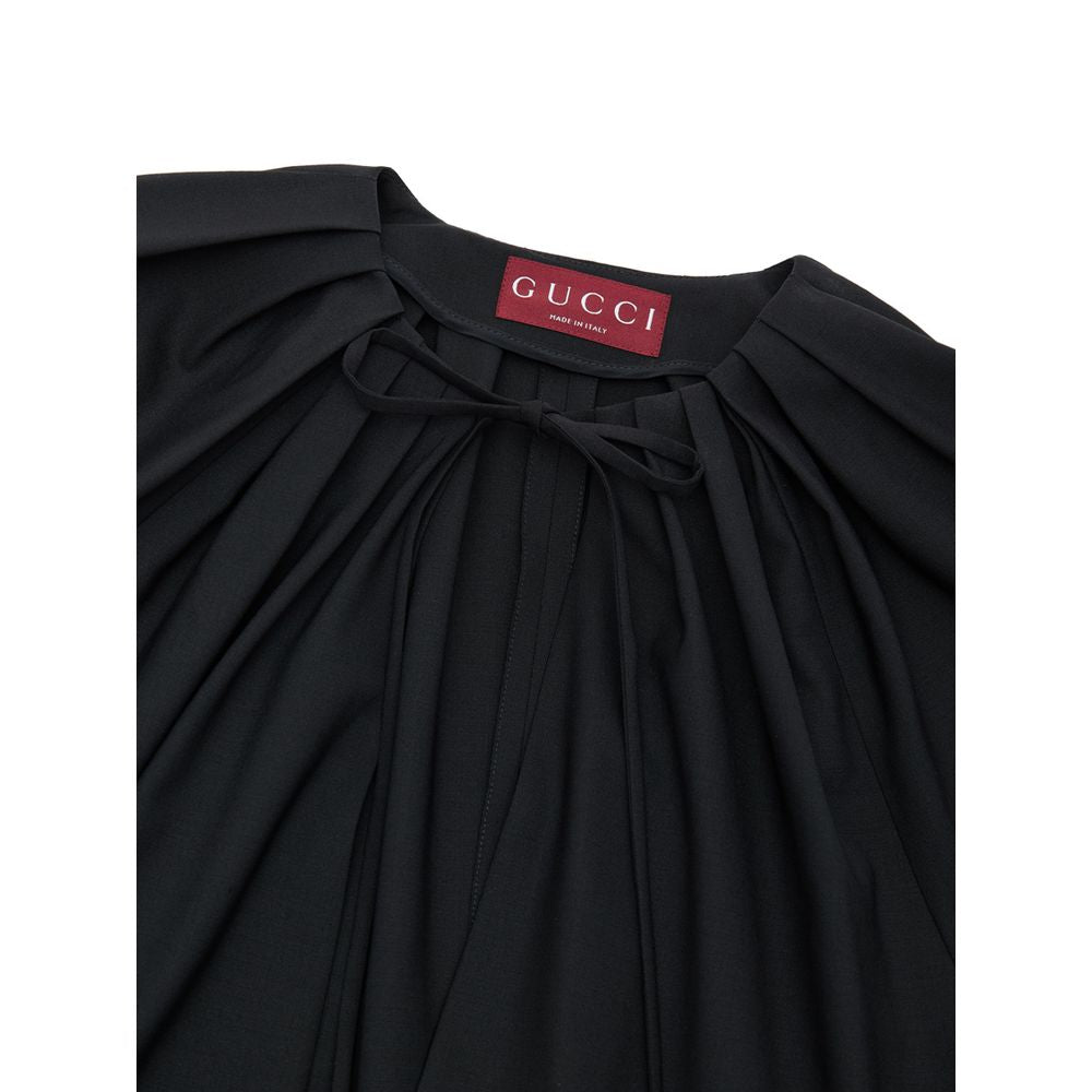 Black Wool Jumpsuit - ventzia