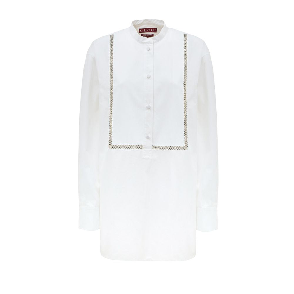 White Cotton Shirt - ventzia