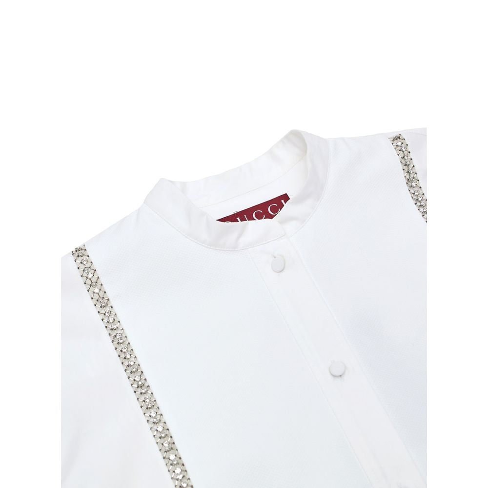 White Cotton Shirt - ventzia