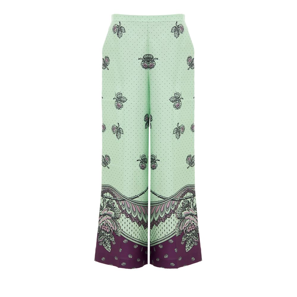Green Silk Pant - ventzia