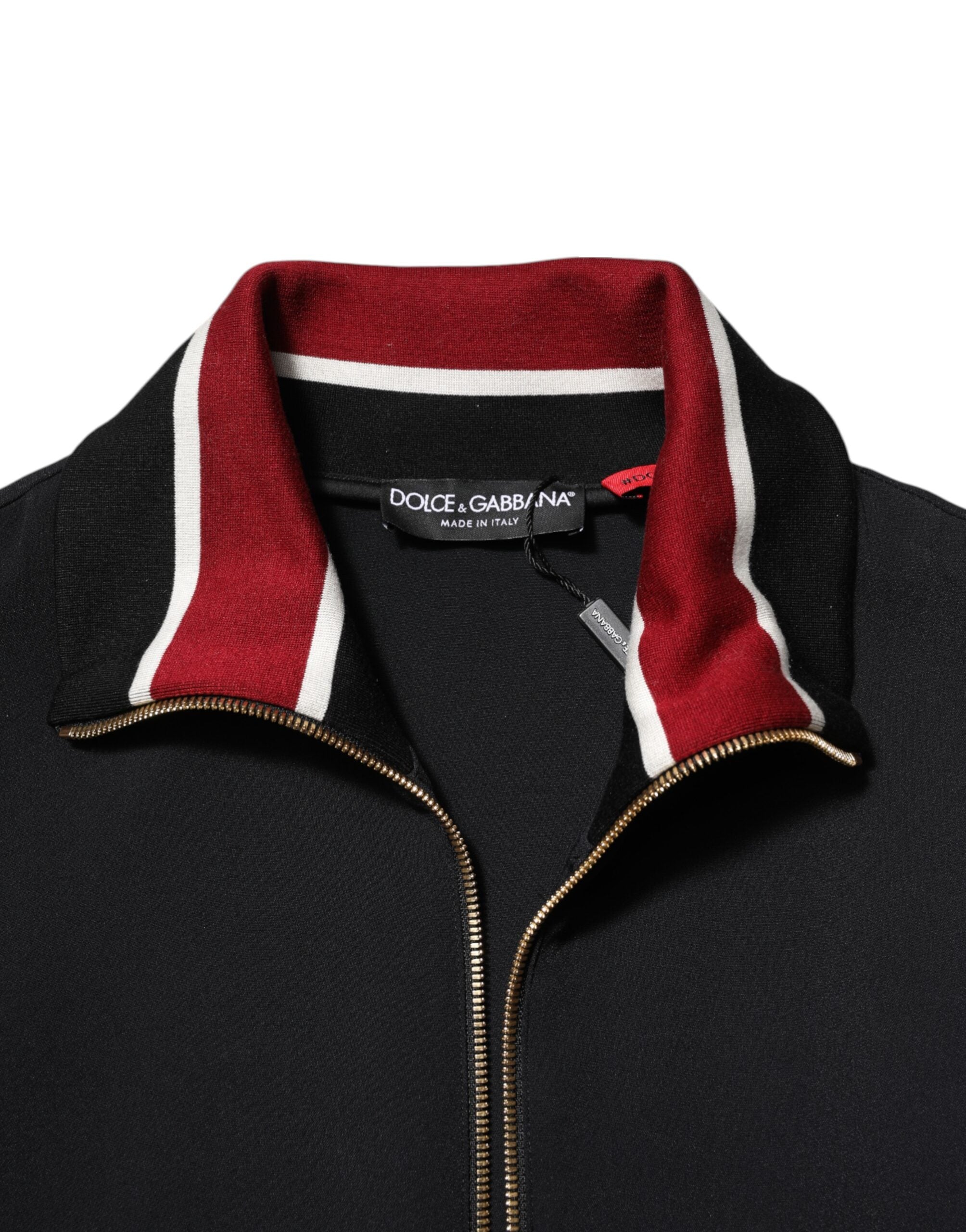 Black DG King Full Zip Sweatshirt  Sweater - ventzia