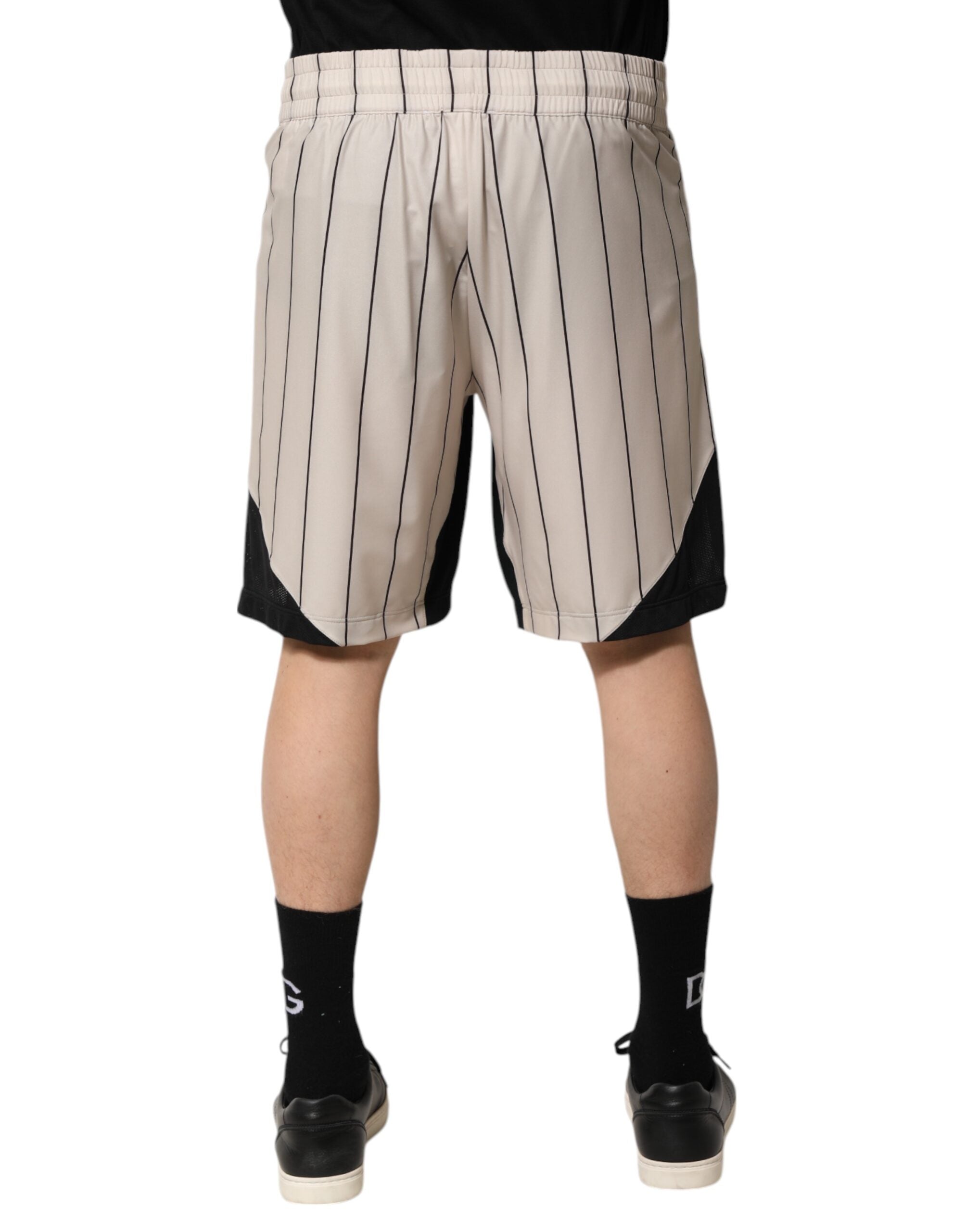 Off White Polyester DG Logo Sweatshorts Shorts - ventzia