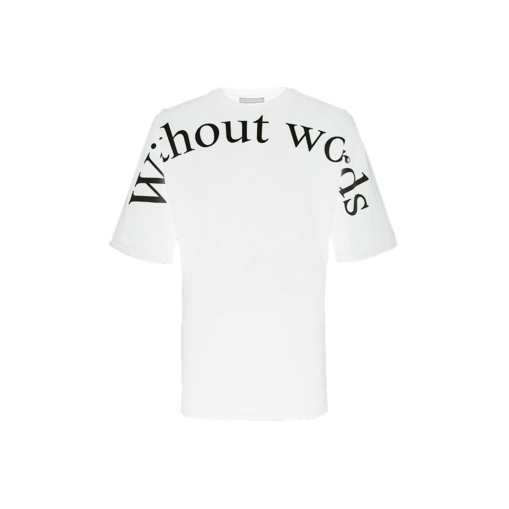 White Cotton T-Shirt - ventzia