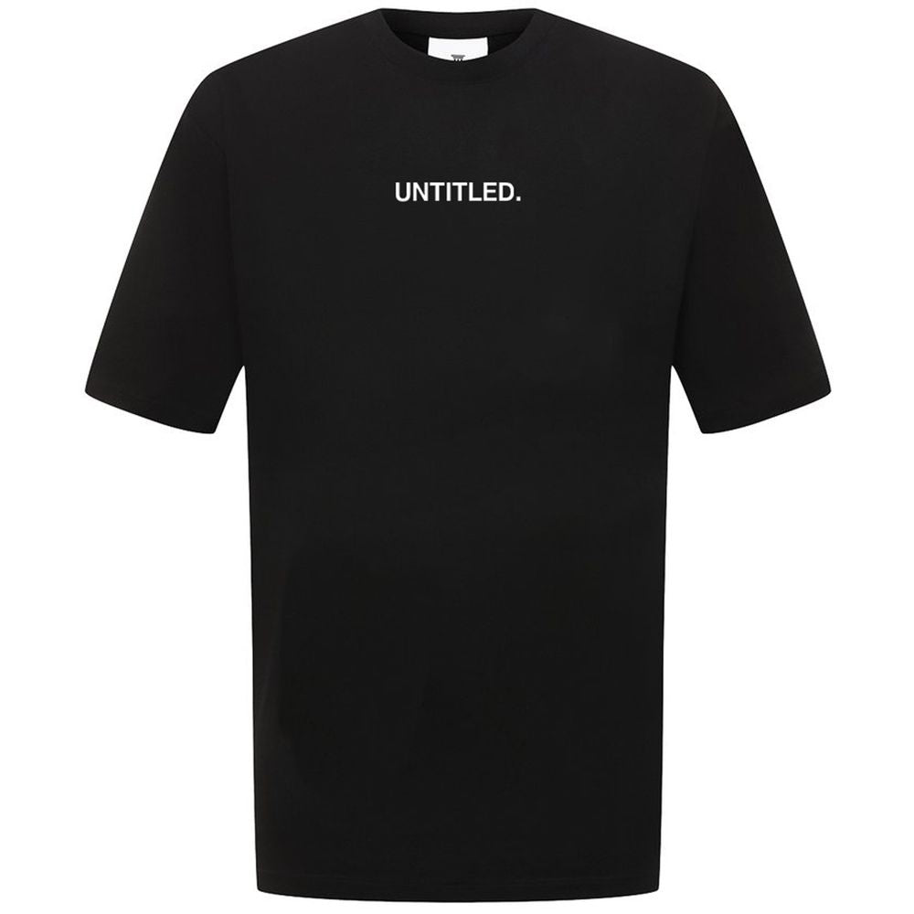 Black Cotton T-Shirt - ventzia