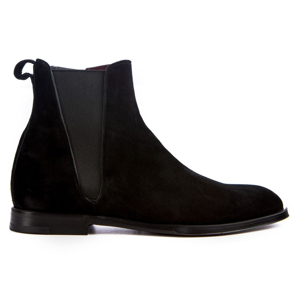 Black Calfskin Boot - ventzia