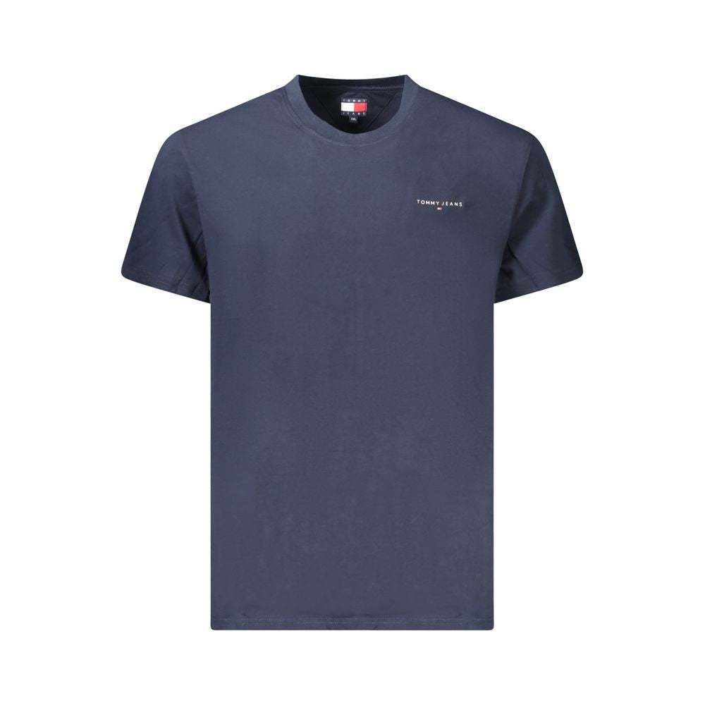 Blue Cotton Men's T-Shirt - ventzia