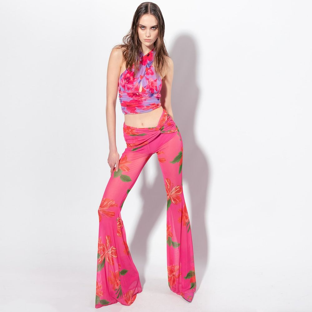 Multicolor Polyester Jeans & Pant - ventzia