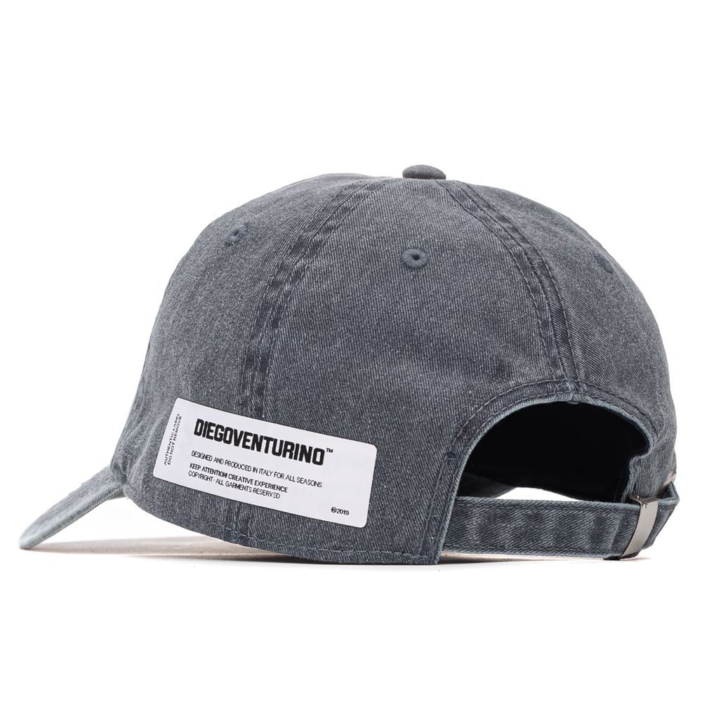 Blue Cotton Men Visor Cap - ventzia