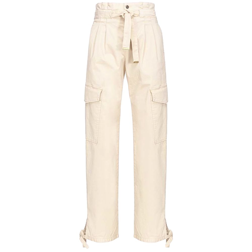 White Cotton Jeans & Pant - ventzia