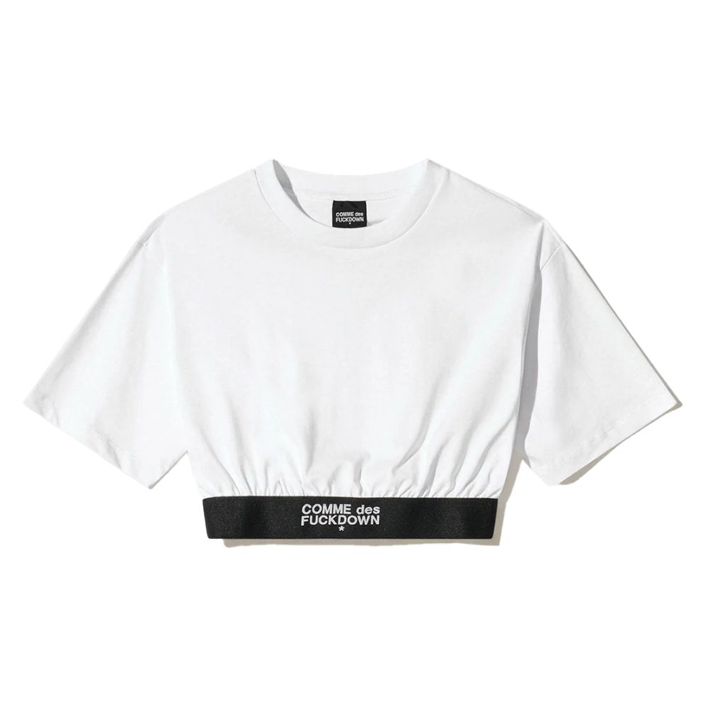 White Cotton Tops & T-Shirt - ventzia