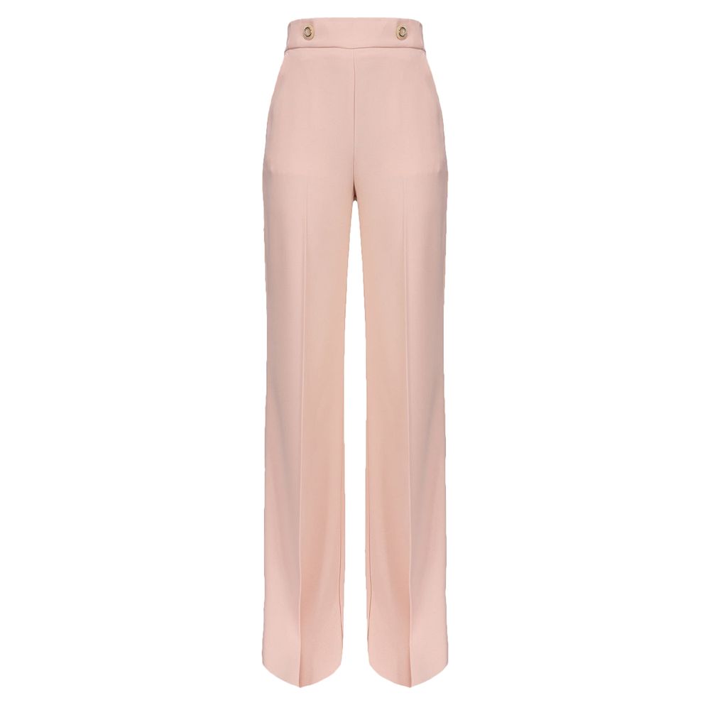 Pink Polyester Jeans & Pant - ventzia