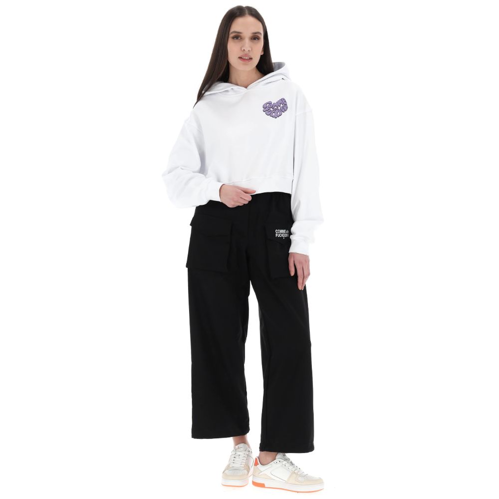 White Cotton Sweater - ventzia