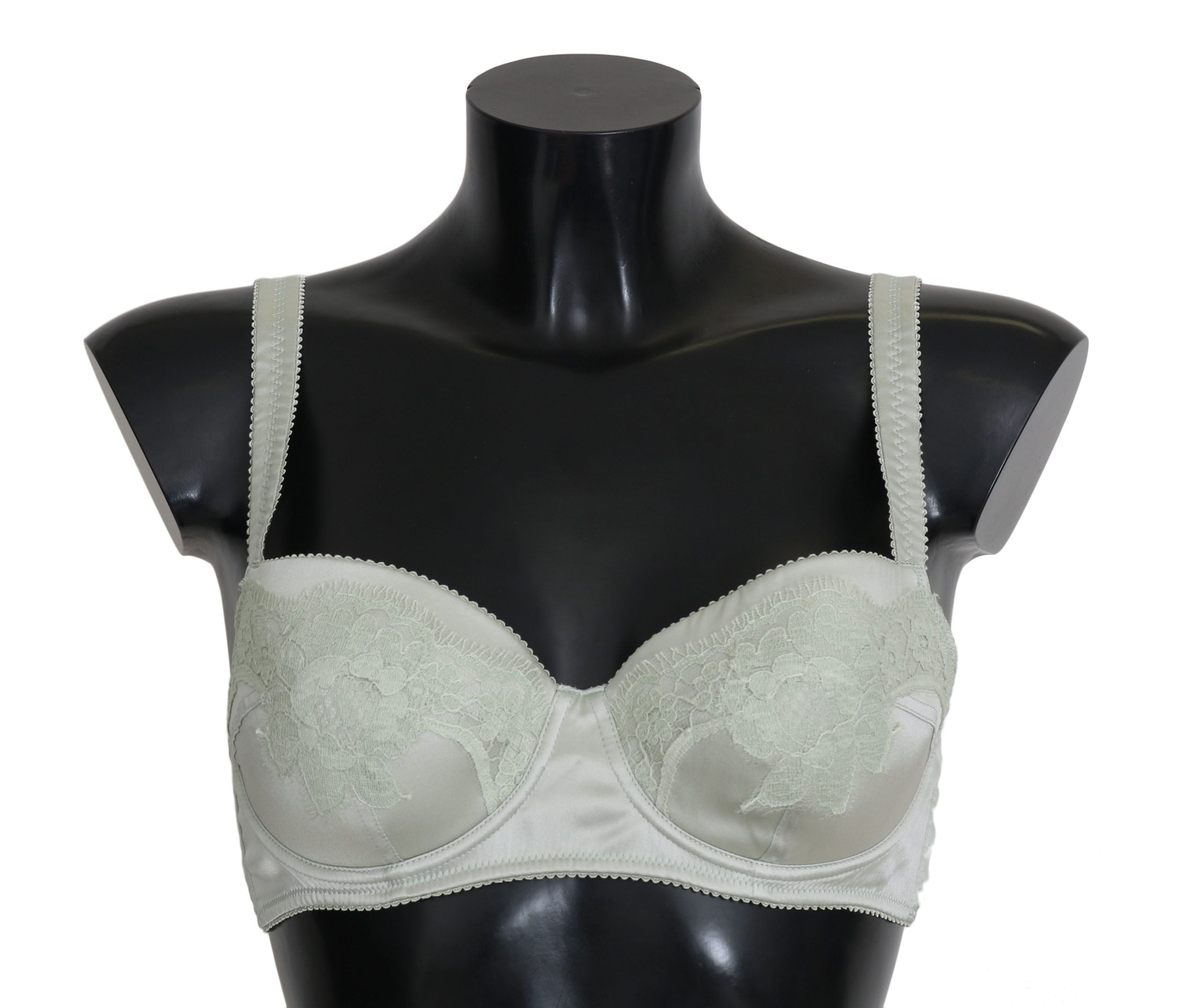 Elegant Floral Lace Silk Bra - ventzia