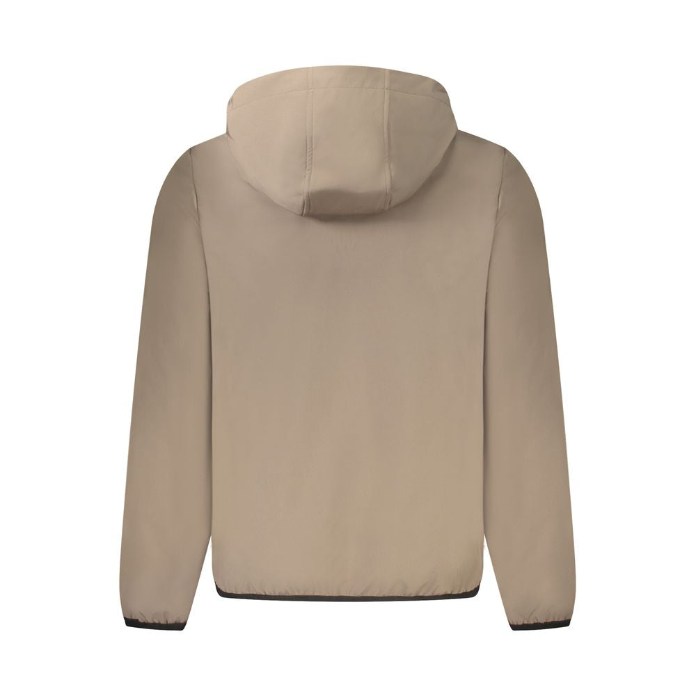 Brown Polyester Men Jacket - ventzia
