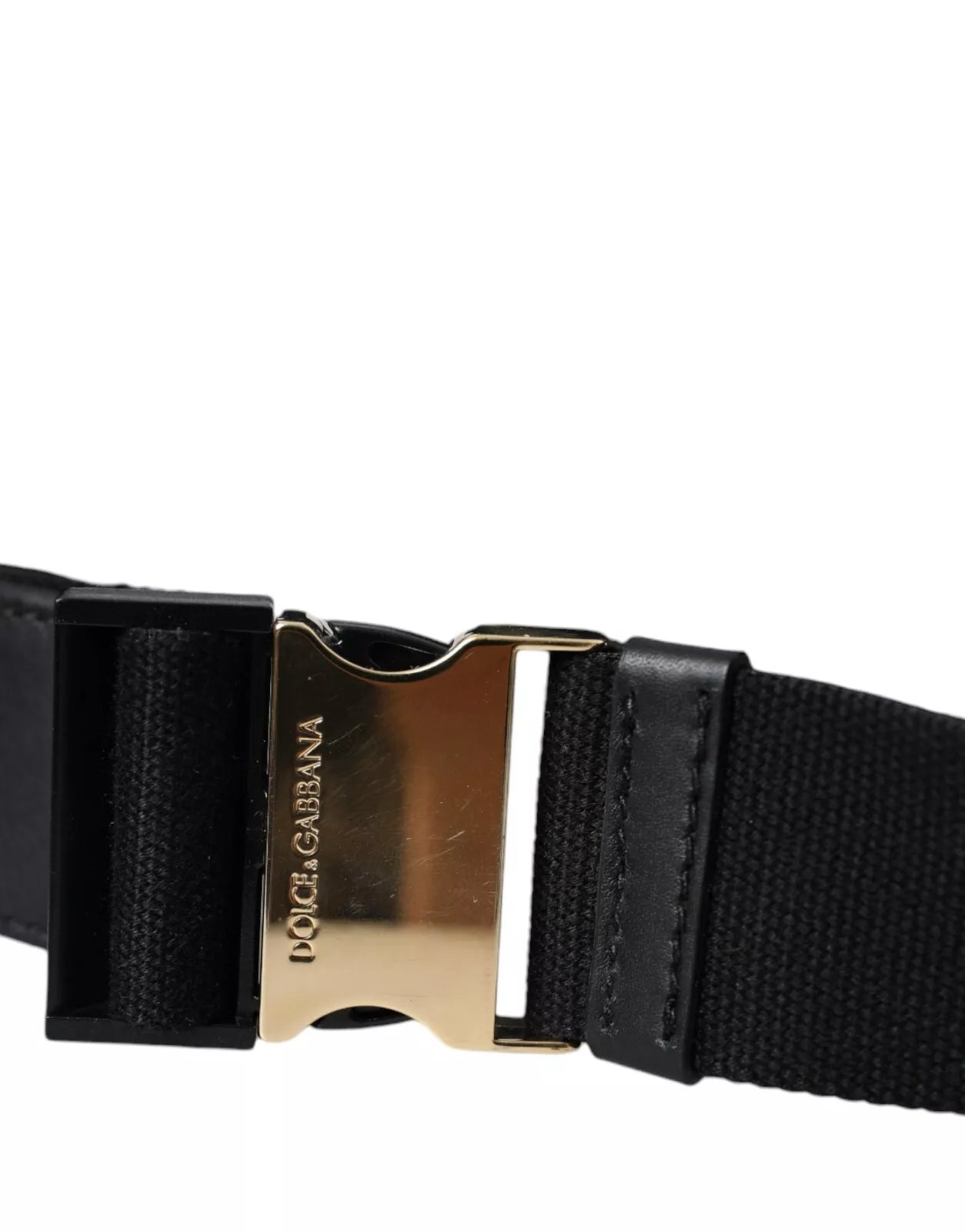 Black Calfskin Leather Double Waist Belt Fanny Pack Bag - ventzia