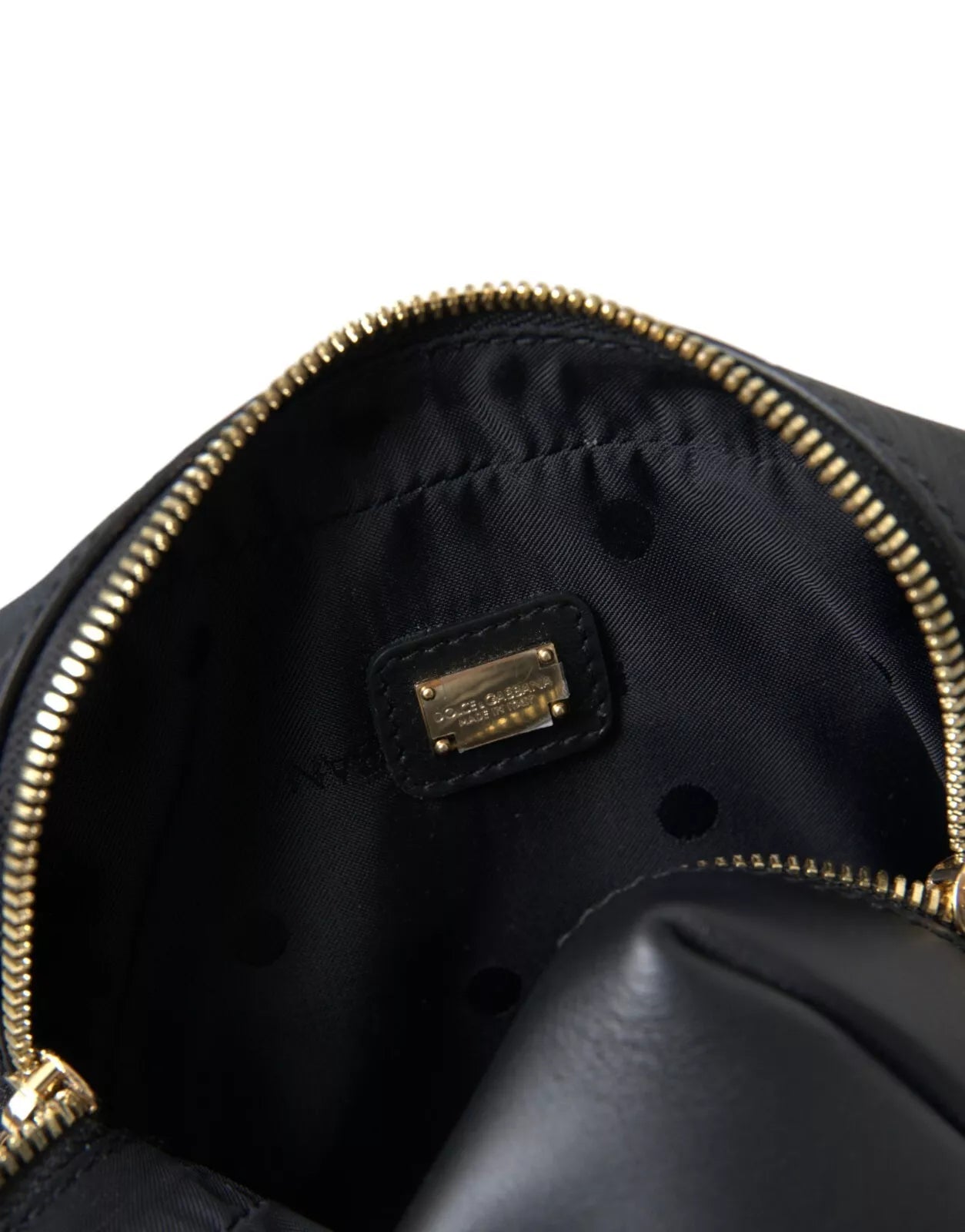 Black Calfskin Leather Double Waist Belt Fanny Pack Bag - ventzia