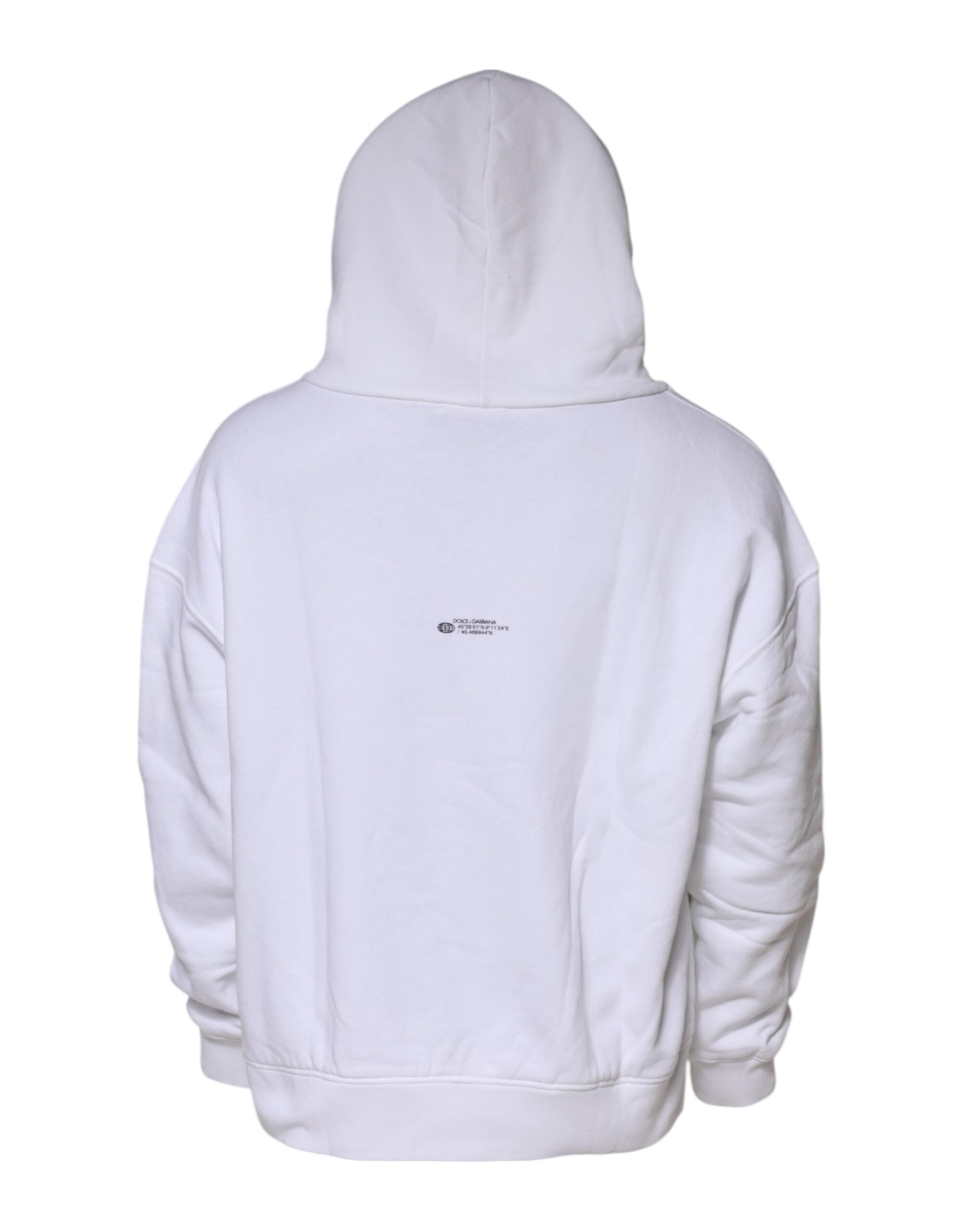 White DG Vib3 Hooded Men Sweatshirt Sweater - ventzia
