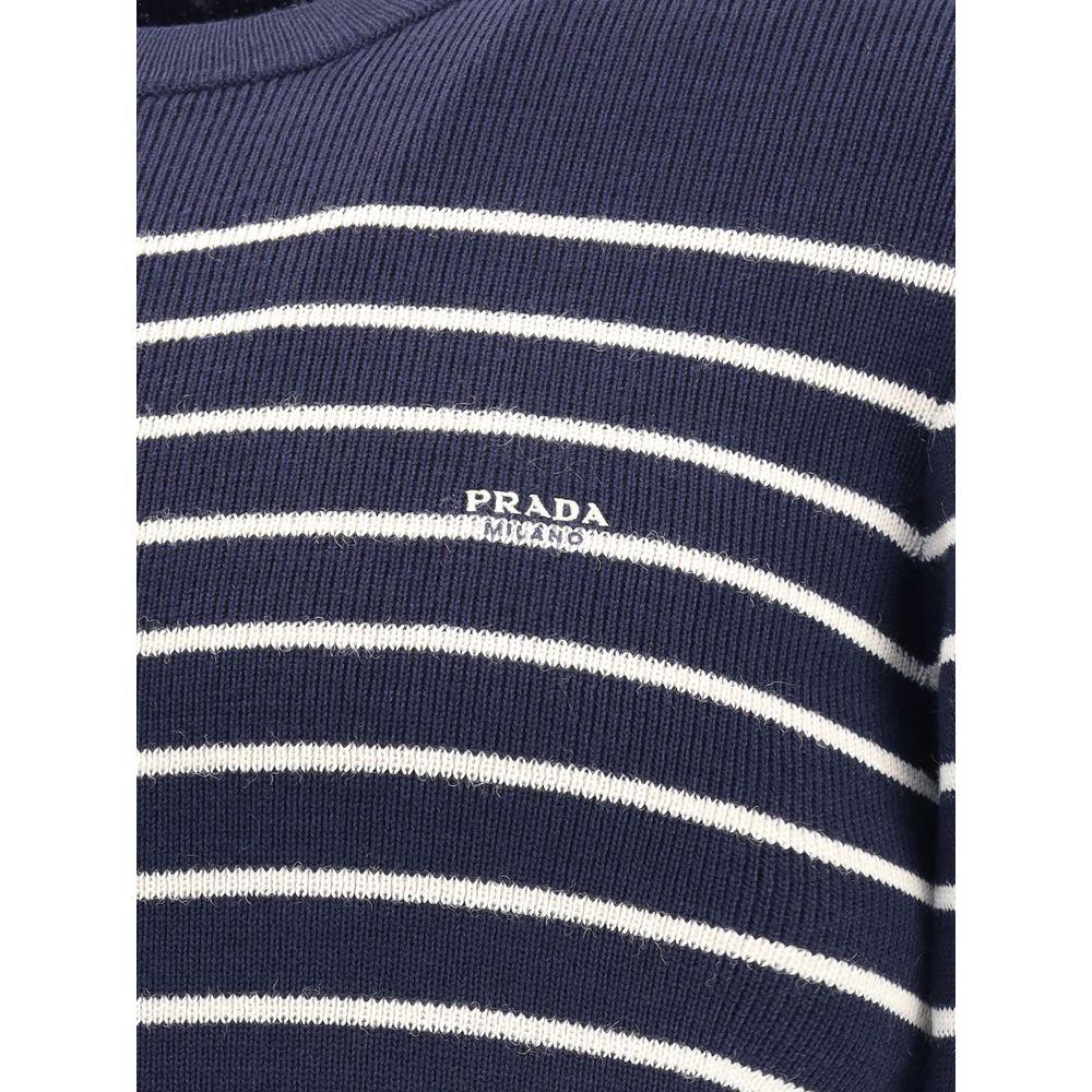 Blue Fleece Wool Sweatshirt - ventzia