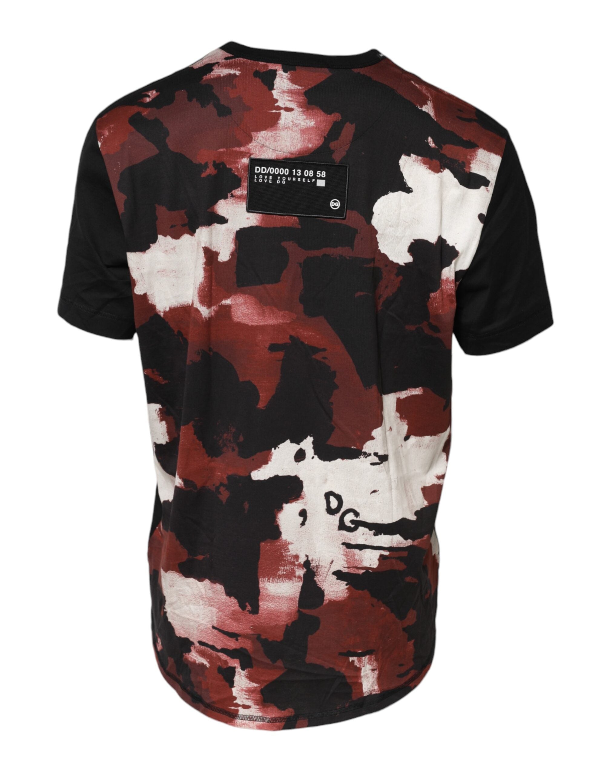 Multicolor Camouflage Crew Neck T-shirt - ventzia