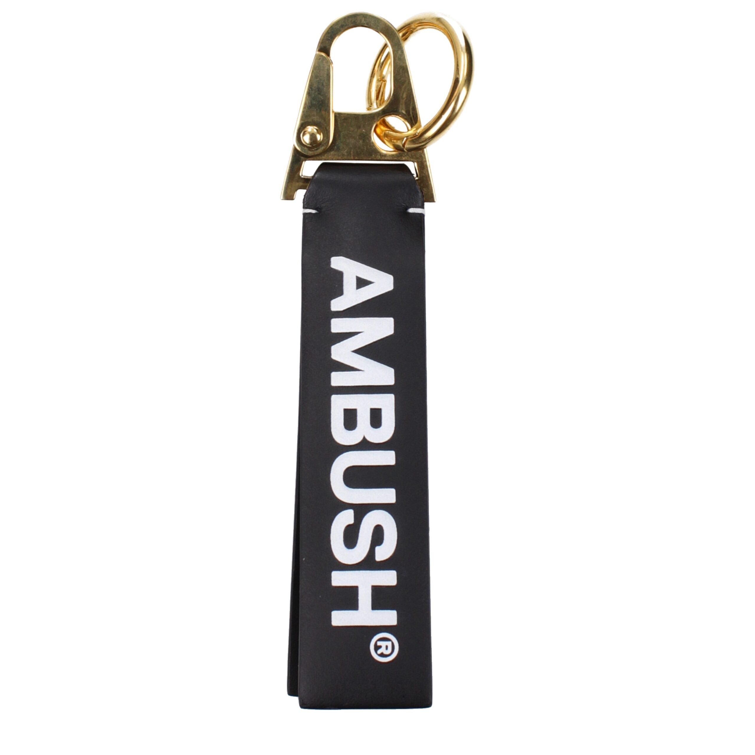 Black Leather Keychain