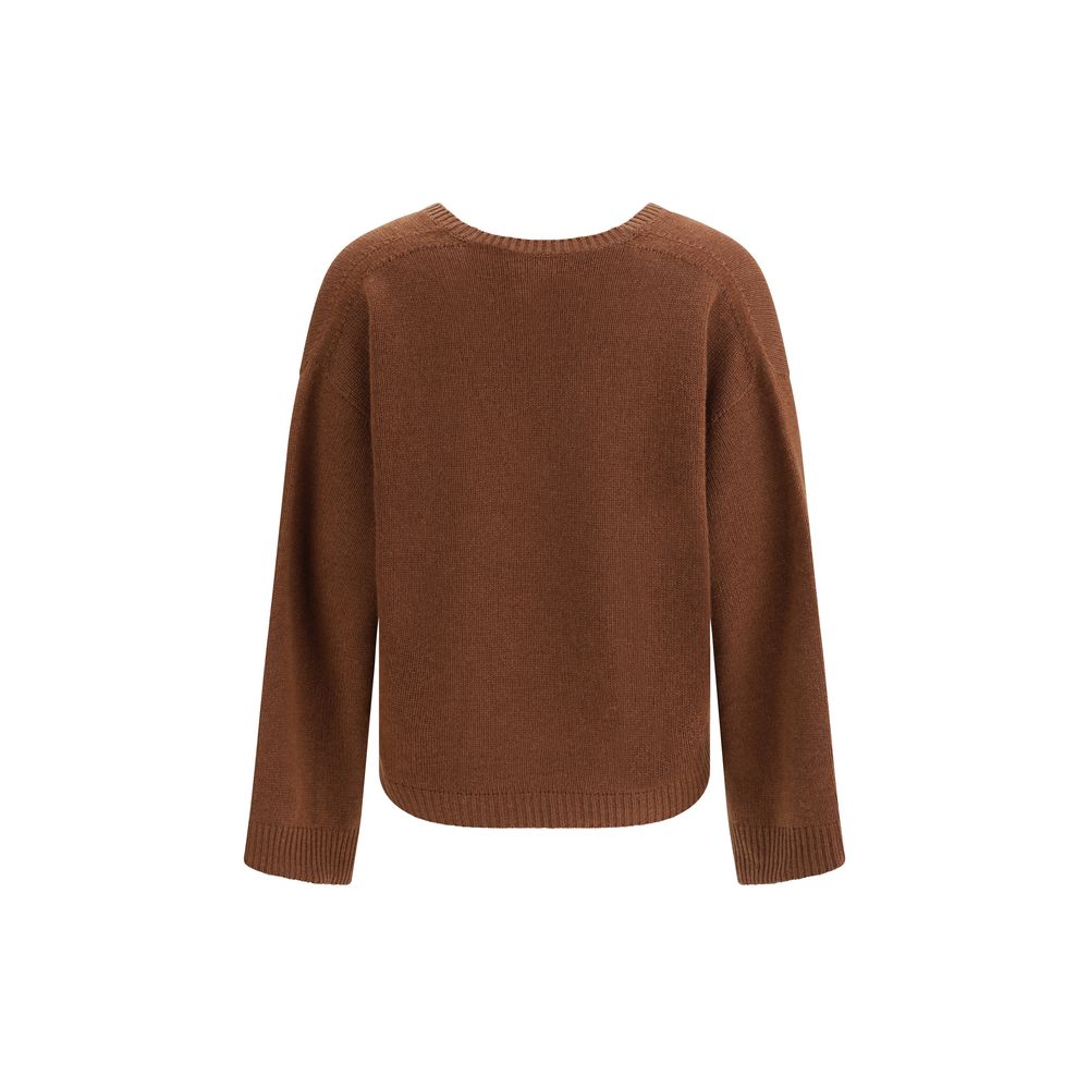 Brown Cashmere Cashmere Sweater - ventzia