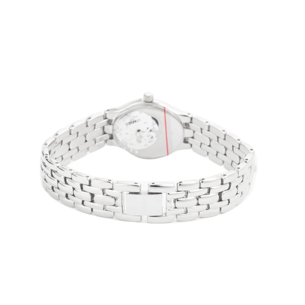 Silver Stainless Steel Dress Watch - ventzia