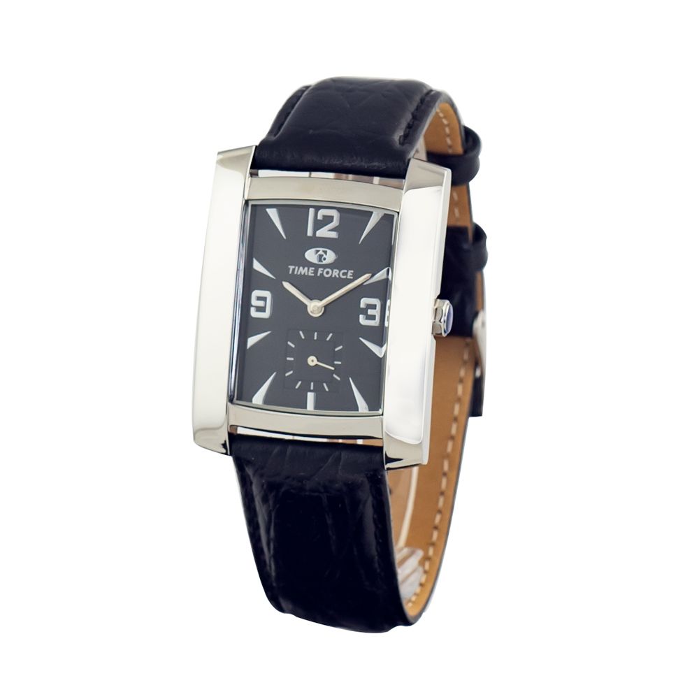 Black Leather Dress Watch - ventzia